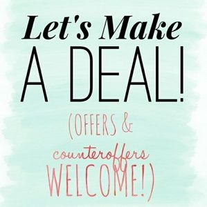 Make a offer, I don't bite! 😄